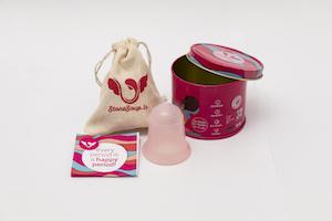 Stonesoup Fuchsia Menstrual Cup for Moderate to High Activity Levels