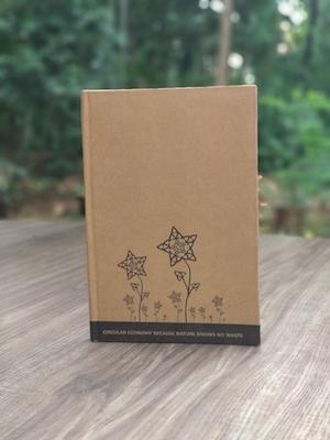 Recycled Paper Hard Bound Diary (150 pages)