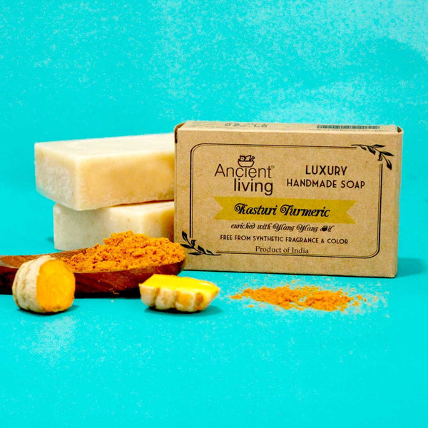 Kasthuri Turmeric Handmade Soap (100gms)