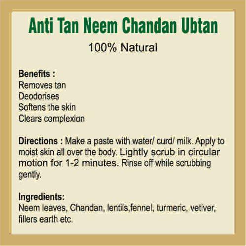 Anti-Tan Neem Chandan Ubtan, 90g