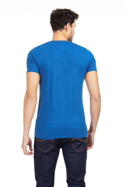 100% Organic Cotton Round Neck T-shirt (Explorer Blue)