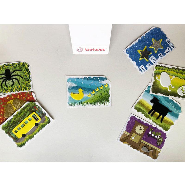 Children's Nursery Rhymes - Tactile Multi-Sensory Cards for Children With Learning Disabilities and/ or Vision Impairment (Deck of 8 Cards)
