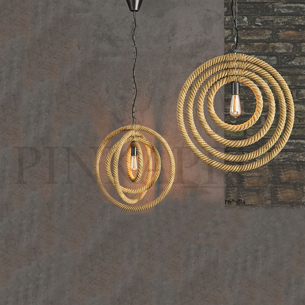 Rustic Hues Pendant Lamp - 146 created by traditional artisan communities