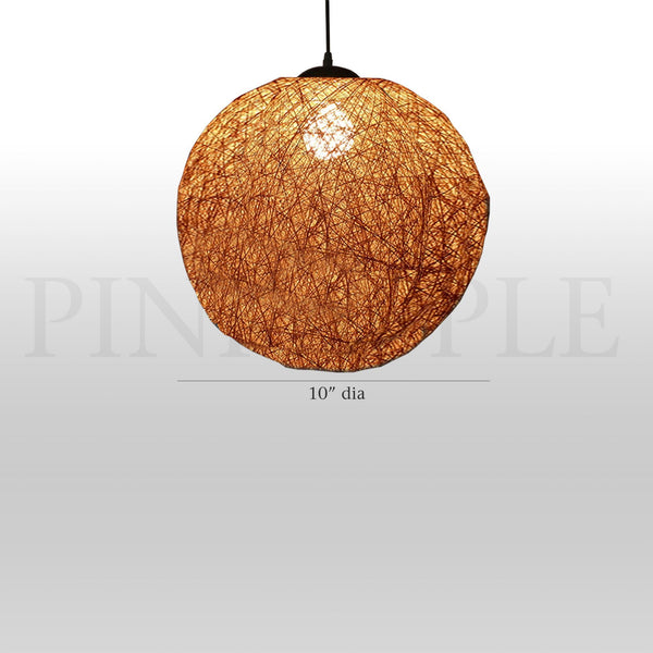Black Glam Pendant Lamp - 57 created by traditional artisan communities