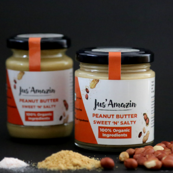 Organic Peanut Butter - Sweet n Salty, 200g