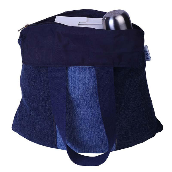 Peppy Denim Bag made with Upcycled Jeans