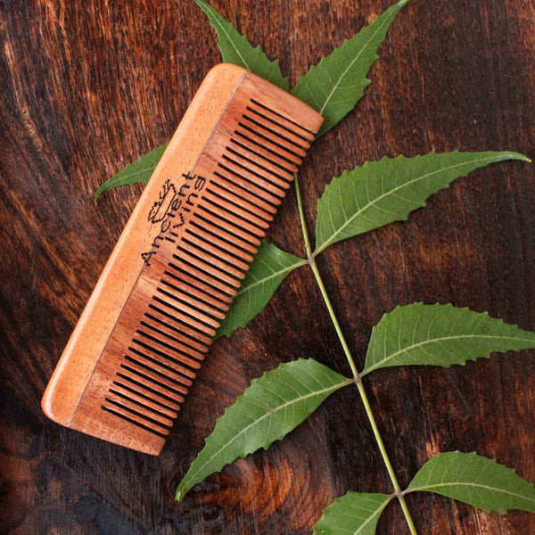 Ancient Living Neem Wood Pocket Comb
