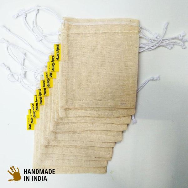 Reusable Kora Bags for Vegetables (Small) - Set of 10