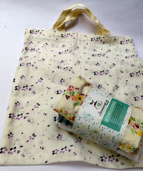 Eco-Friendly Cotton Gift Bags - Pack of 6
