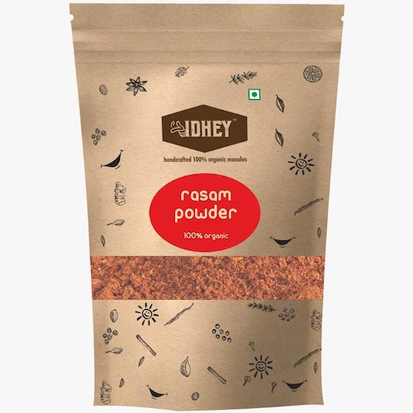 Combo Pack of 3 Organic Powders - Rasam + Curry + Sambar Powder, 100g each
