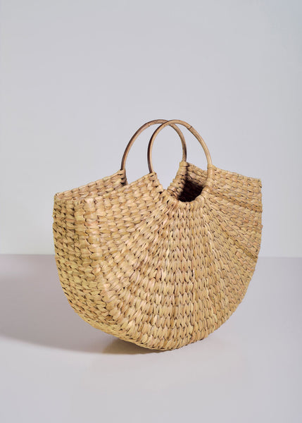 Handcrafted and Eco-Friendly Kauna Reed Hobo Bag