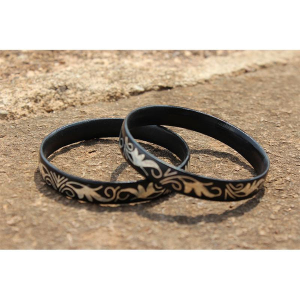 Bidri Designed Bangle (Thick)