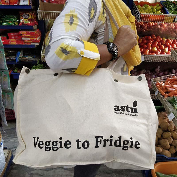 Veggie To Fridgie Bag (Silver Fir)