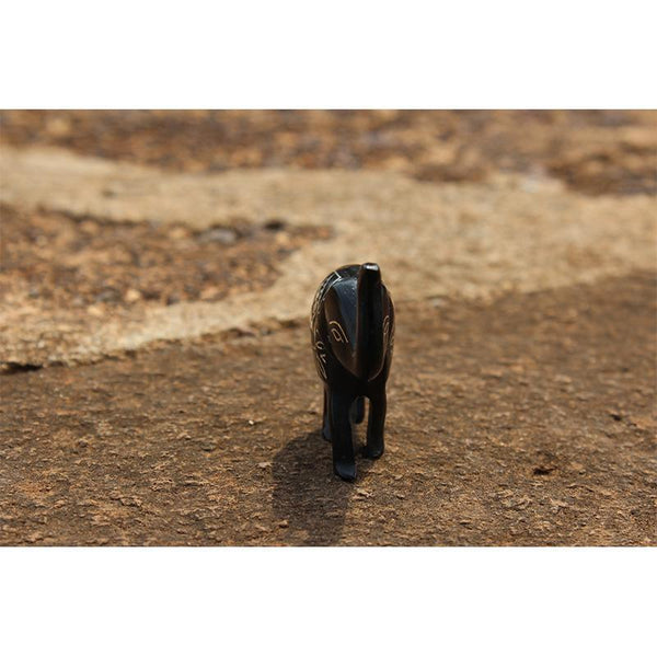 Bidri Fulzadi Designed Elephant Curio (Small)