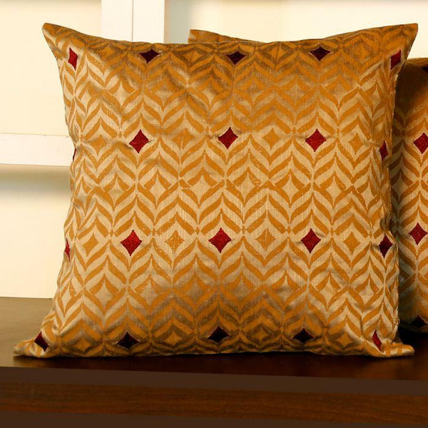 Earthen Cushion Cover - 6 created by traditional artisan communities