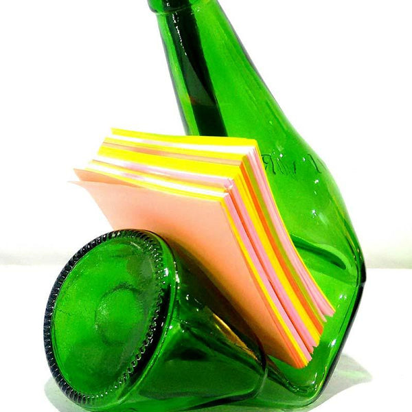 Superbatli Multipurpose Holder Made from Upcycled Glass Bottles