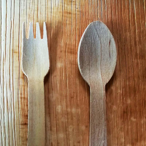 Eco-friendly, Disposable 60-piece Areca Leaf Tableware