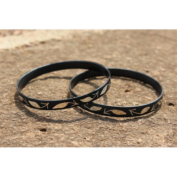 Bidri Designed Bangle (Thin)