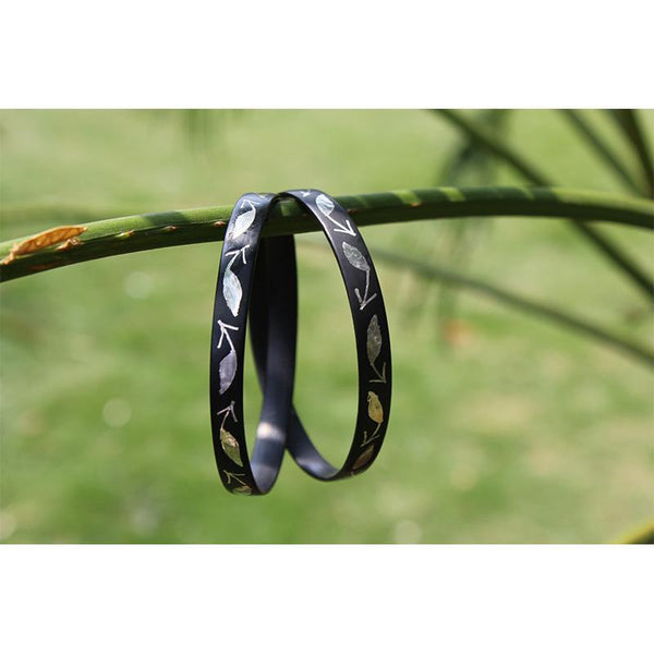 Bidri Designed Bangle (Thin)