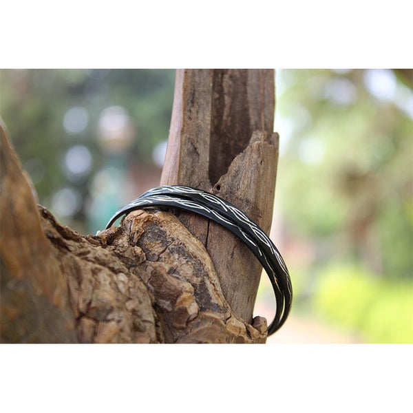 Bidri Designed Wire Bangle (Thin)