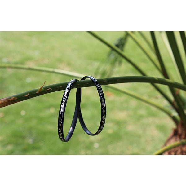 Bidri Designed Wire Bangle (Thin)
