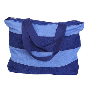 Upbeat Denim Bag made with Upcycled Jeans