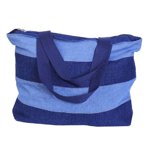 Upbeat Denim Bag made with Upcycled Jeans