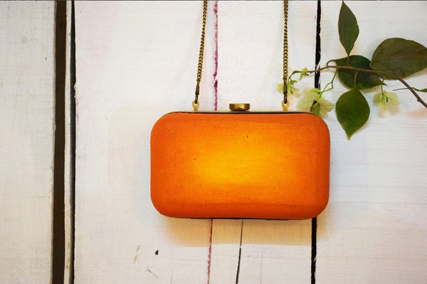 Kalash Hathi Clutch Hand Painted by Women Artisans